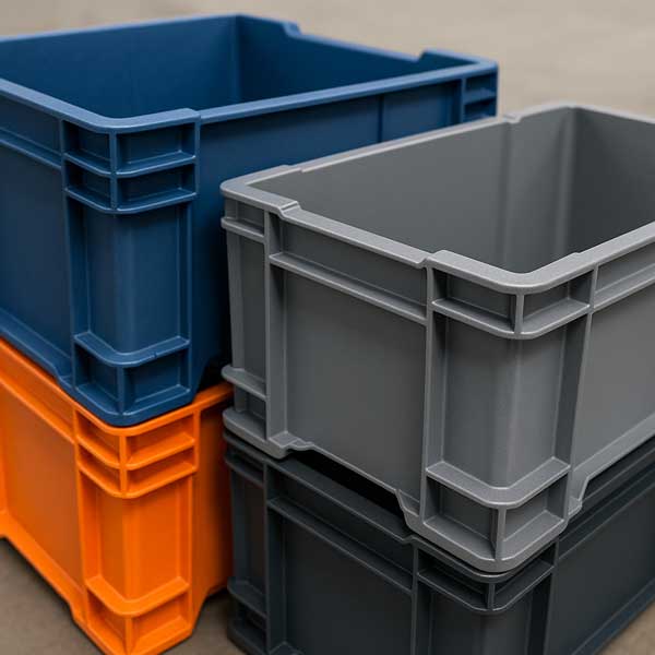 Storage Totes with Reinforced Corners